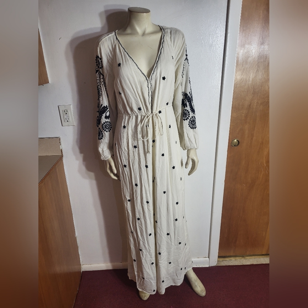 Free People Embroidered Jumper Sz S